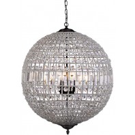 Lighting Inspiration-Marseilles Ball Small 1/LT Bronze/ Large 3/LT Bronze